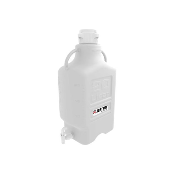 Justrite Justrite 12940 Carboy With Spigot, PP, 20-Liter 12940 - main